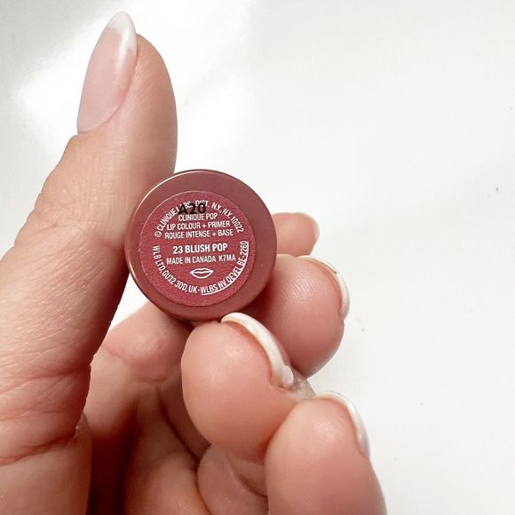 CLINIQUE Pop Lip Colour + Primer Lipstick in “23 BLUSH POP” 0.13oz/3.9g NWOB - Picture 4 of 5